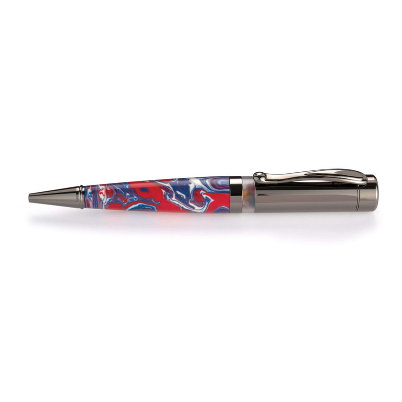 Kaleidoscope Pen Kit - Finish:Gunmetal